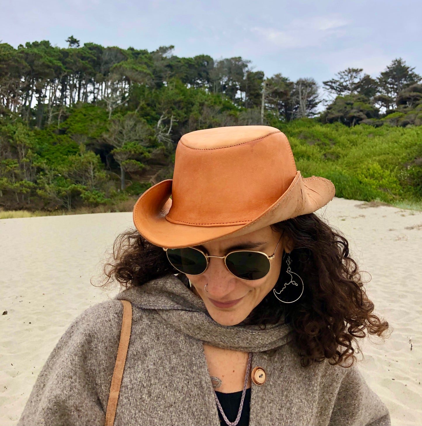 Leather Hat
