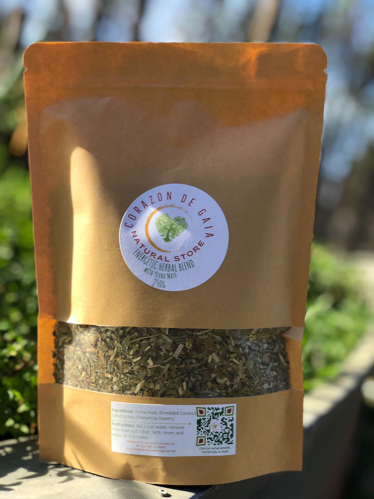 Energetic Herbal Blend with Mate